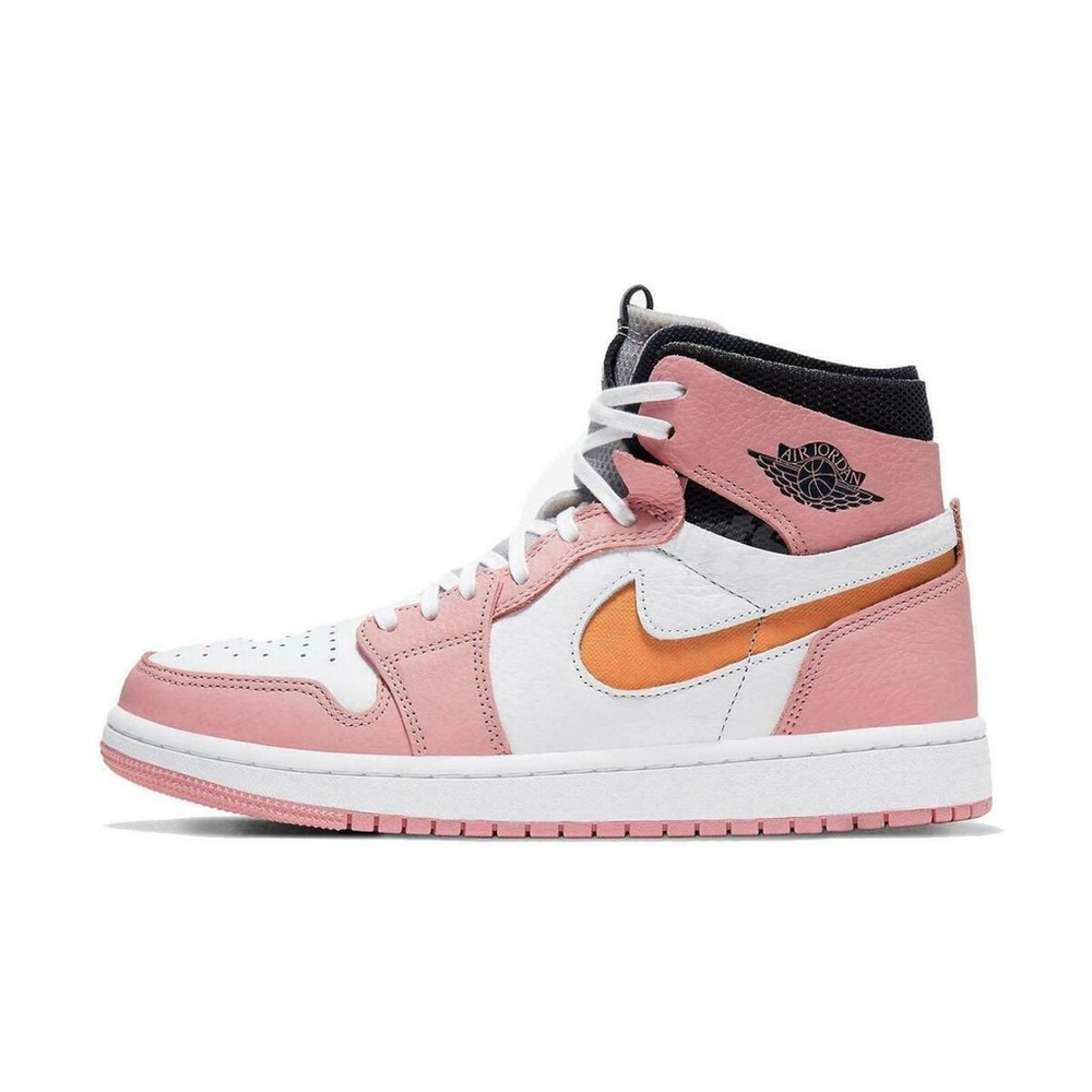 Nike Women's Pink and Orange Sneakers